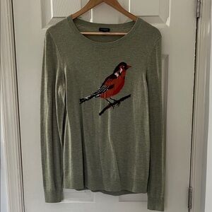 Talbots Bird Cardigan